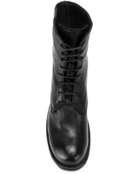 Officine Creative Lace Up Fitted Boots