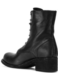 Officine Creative Lace Up Fitted Boots