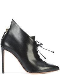 Francesco Russo Lace Up Heeled Boots
