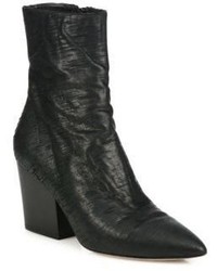 IRO Ladila Leather Point Toe Block Heel Boots