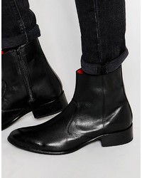 Base London Lancelot Leather Zip Boots