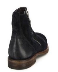 John Varvatos Leather Ankle Boots