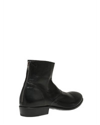 Shoto Leather Belted Boots