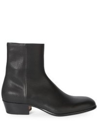 Maison Margiela Leather Block Heel Boots