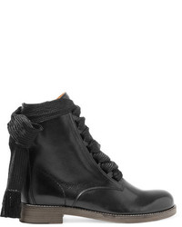 Chloé Leather Boots Black