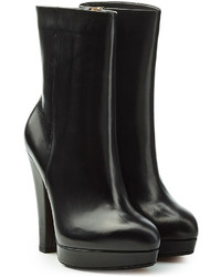 Sonia Rykiel Leather Boots With Platform