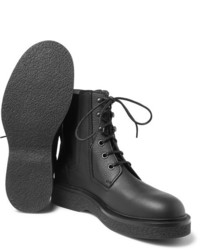 Lanvin Leather Combat Boots
