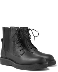 Lanvin Leather Combat Boots