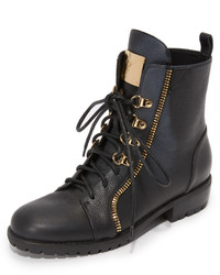 Giuseppe Zanotti Leather Combat Boots