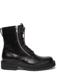 Dries Van Noten Leather Commando Boots