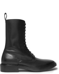 Balenciaga Leather Derby Combat Boots