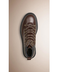 Burberry Leather Hiking Boots