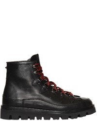 Valentino Leather Hiking Boots