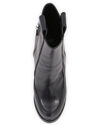 Fendi Leather Ice Heel Boot Black