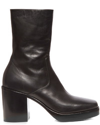 Balenciaga Leather Platform Boots