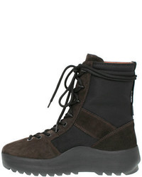 Yeezy Leather Textile Military Boot
