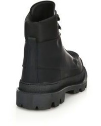 Prada Lug Sole Leather Hiking Boots