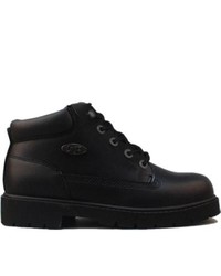 Lugz Drifter Black Leather Boots