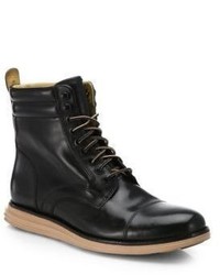 Cole Haan Lunar Grand Leather Lace Up Boots