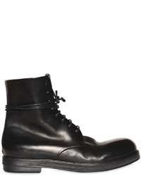 Marsèll Horse Leather Combat Boots