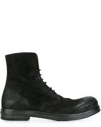 Marsèll Round Toe Lace Up Boots