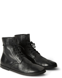 Marsèll Marsell Textured Leather Lace Up Boots