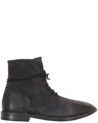 Marsèll Wrinkled Soft Leather Cropped Boots