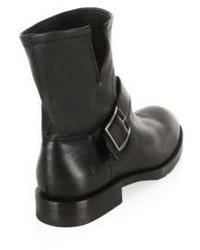 Frye Natalie Buckle Detailed Leather Boots