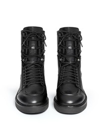 Ash Neal Lace Up Leather Combat Boots