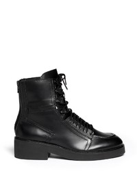 Ash Neal Lace Up Leather Combat Boots