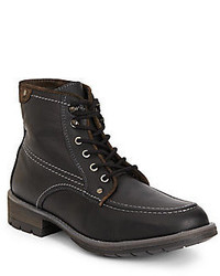 Steve Madden Newburgh Leather Lace Up Boots
