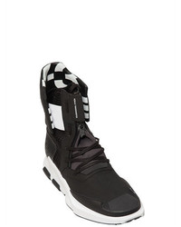 Y-3 Noci Nylon Leather Boot Sneakers