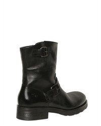 O.x.s. Belted Leather Boots