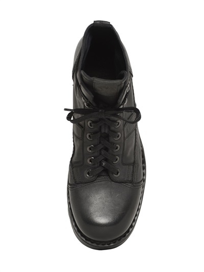 O.x.s. Washed Leather Boots, $299 | LUISAVIAROMA | Lookastic