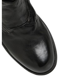 Officine Creative Brushed Washed Leather Ghetta Low Boots