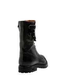 Officine Creative Leather Combat Boots