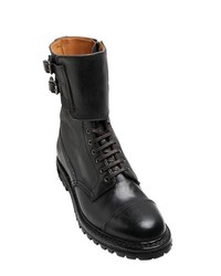 Officine Creative Leather Combat Boots