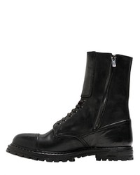 Officine Creative Leather Combat Boots