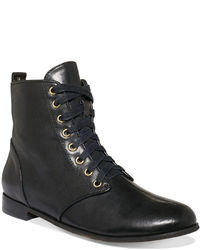 Betsey Johnson Ollie Lace Up Flat Booties