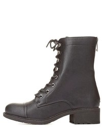 Dollhouse Perforated Combat Boots