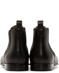 Paul Smith Ps By Black Leather Falconer Boots