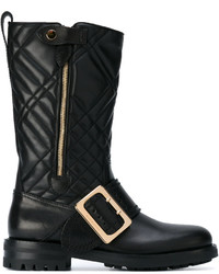 Burberry Quilted Buckle Boots