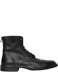 Diesel Raw Cut Lace Up Leather Boots