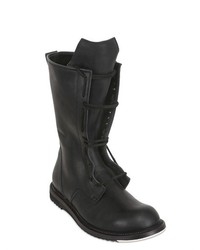 Rick Owens Runway Army Leather Boots