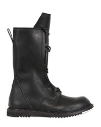 Rick Owens Runway Army Leather Boots
