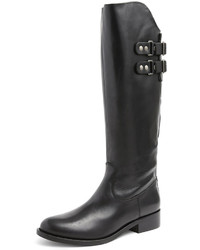Andre Assous Roma Leather Riding Boot Black