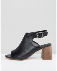 Asos Rosy Leather Shoe Boots
