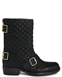 Dune Router Leather Mid Calf Boots