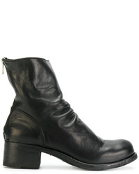 Officine Creative Ruched Block Heel Boots