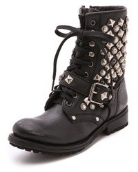 Ash Ryanna Studded Lace Up Booties
